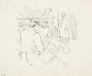 Snobism, by Henri de Toulouse-Lautrec, 1895