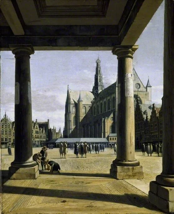 The Groote Kerk at Haarlem, detail
