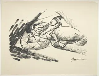 Movement, by Umberto Boccioni, 1904