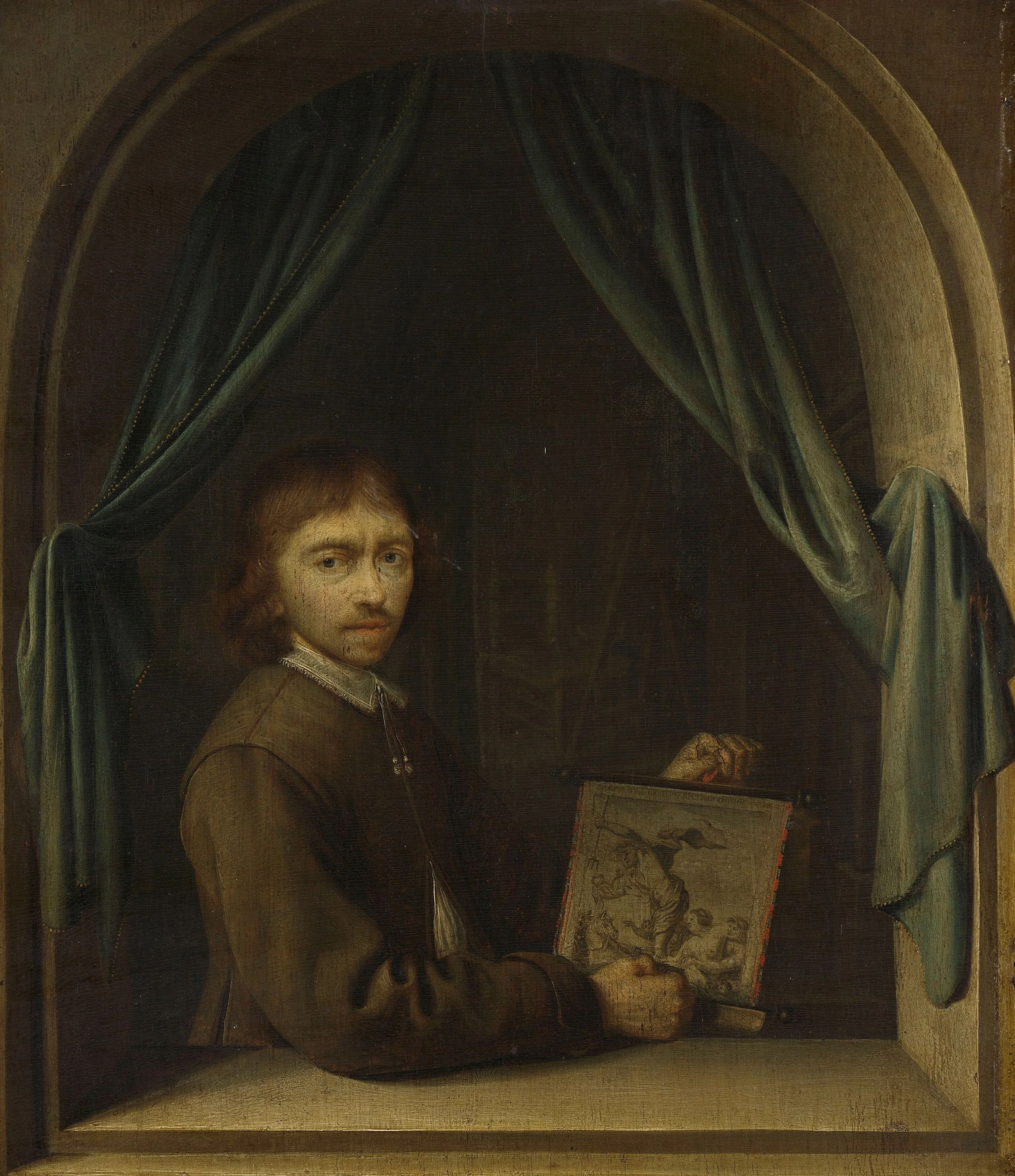Portrait of a Painter, detail