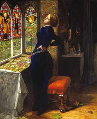Mariana, by John Everett Millais, oil, 1851