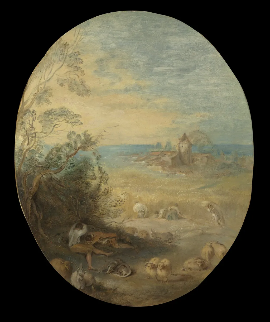 Summer, by Jean-Baptiste Pater, oil, 1728