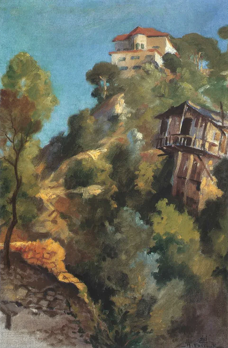 Bikfaya. The Palace and the cabin, detail