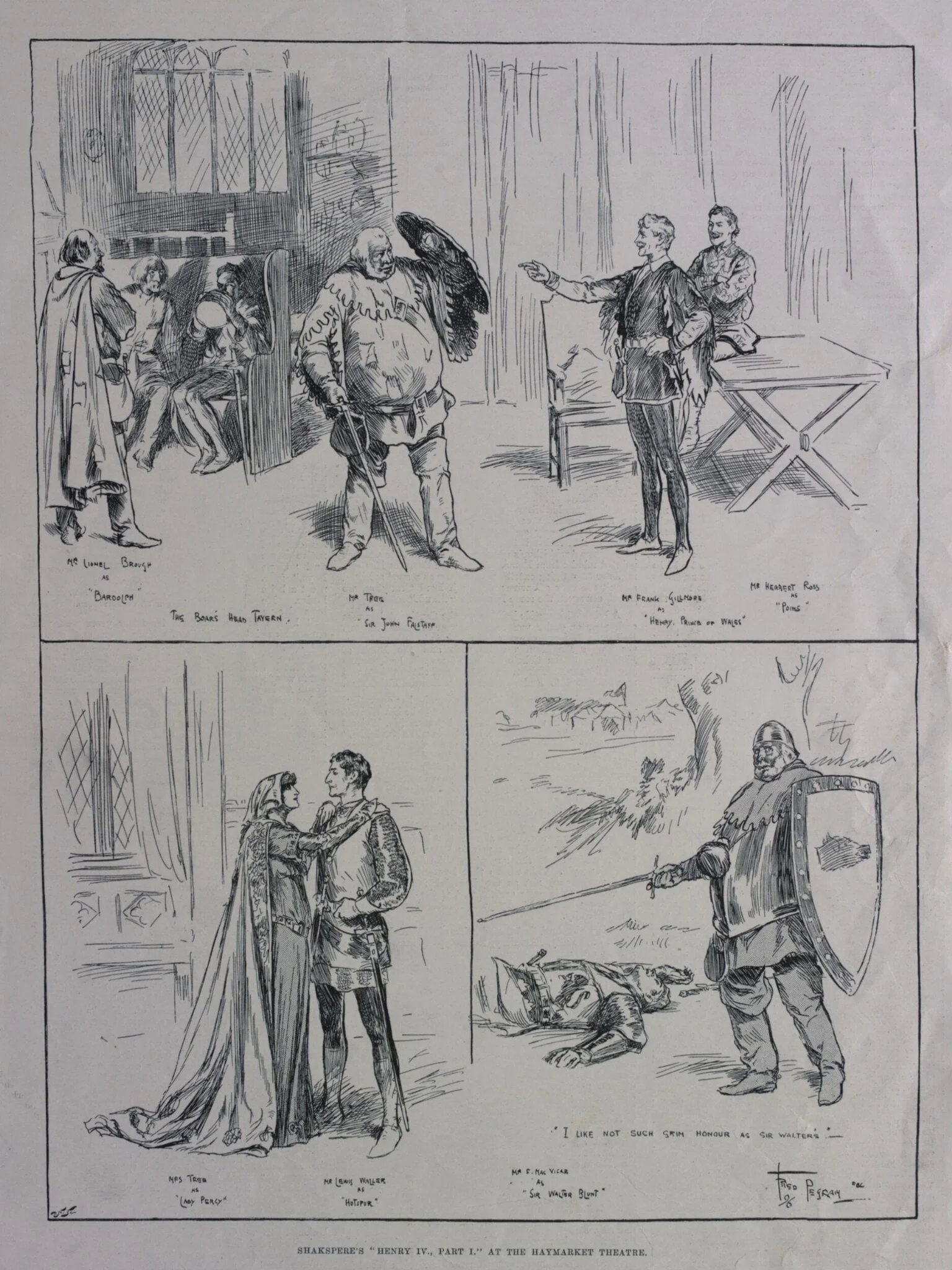 H Beard Print Collection, detail