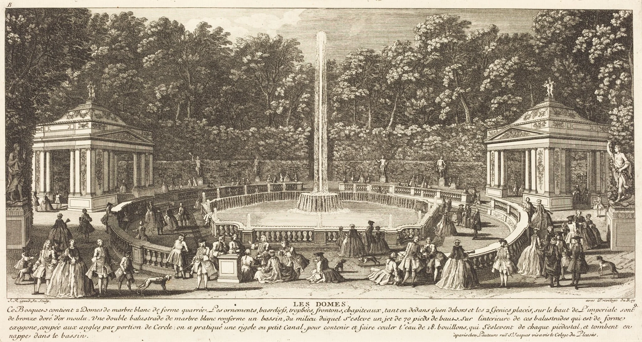 Les Domes, detail