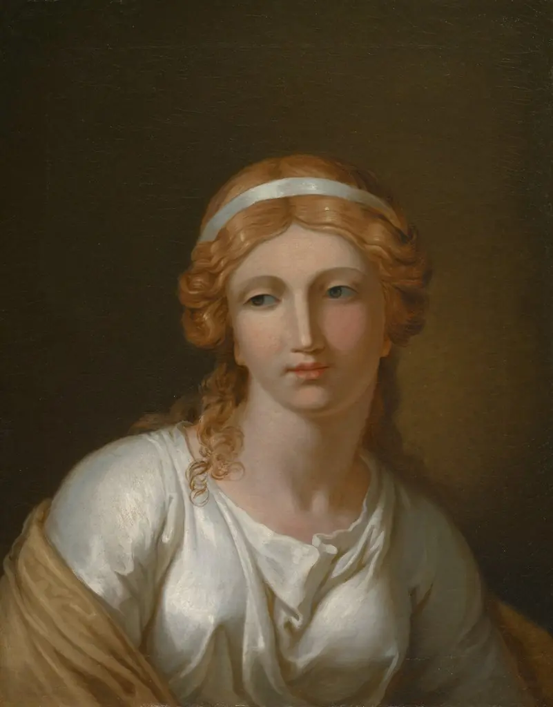 Helen, by Johann Heinrich Wilhelm Tischbein, oil, 1796