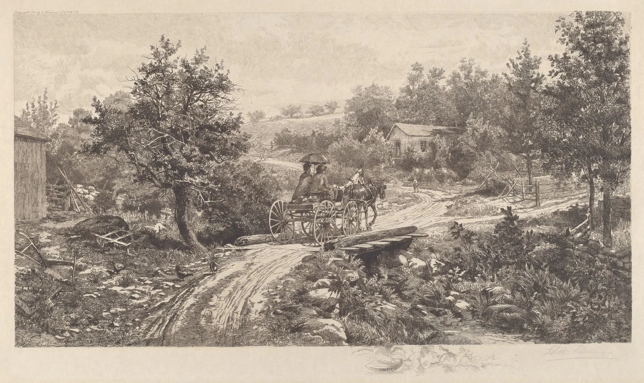 Going to Market, detail