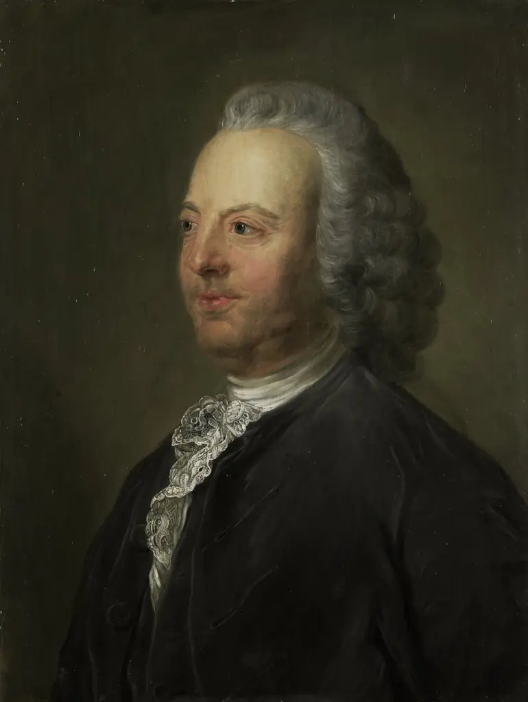 Antoni Warin, by Jean-Baptiste Perronneau, oil