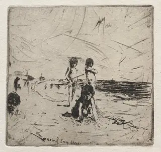 Souvenir of Coney Island, by Robert Frederick Blum, 1880