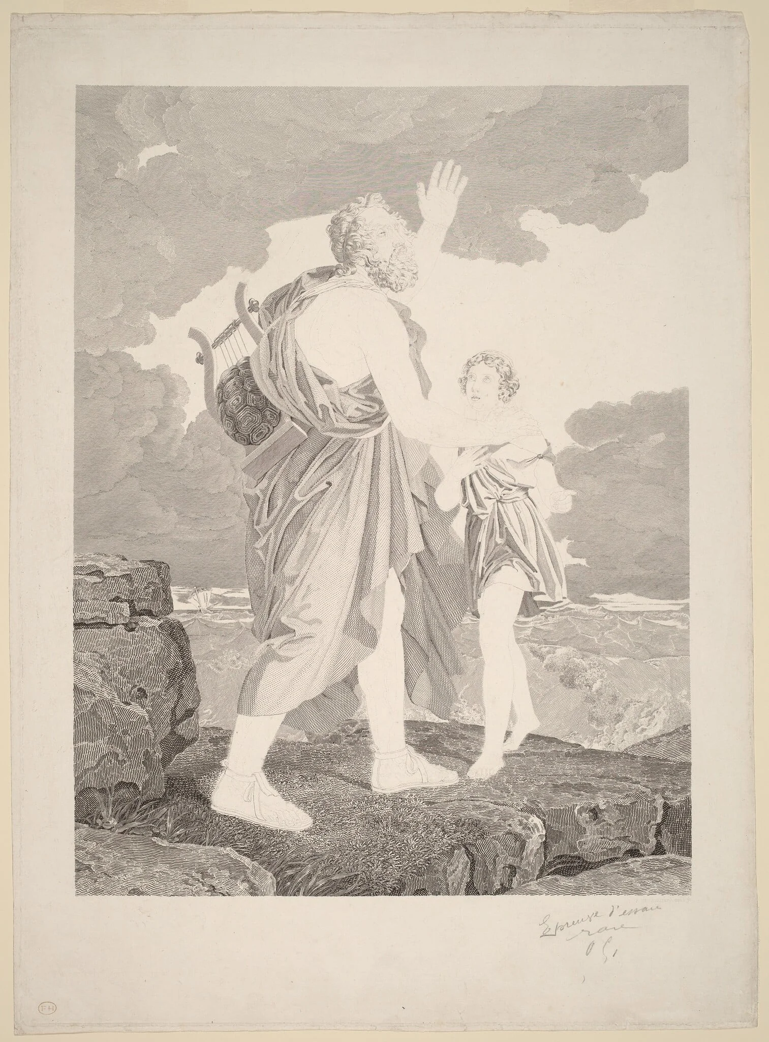 Blind Homer, detail