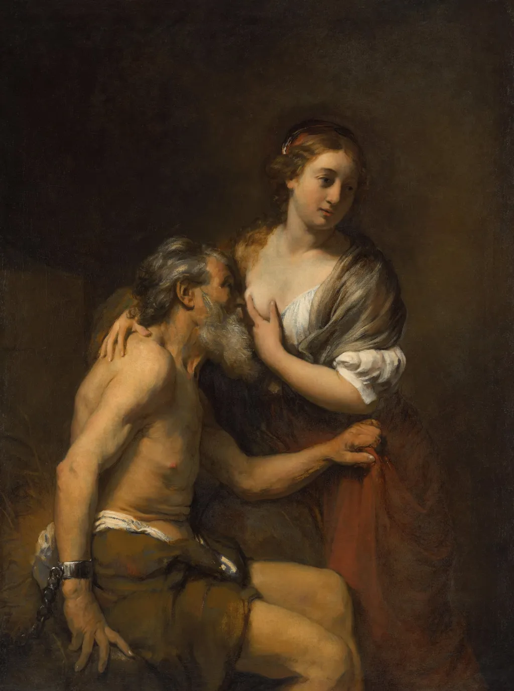 Cimon and Pero, by Willem Drost, unspecified, 1655