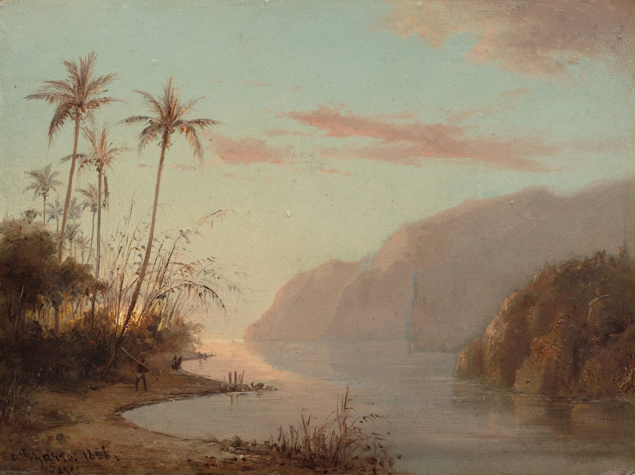 A Creek in St. Thomas (Virgin Islands), detail