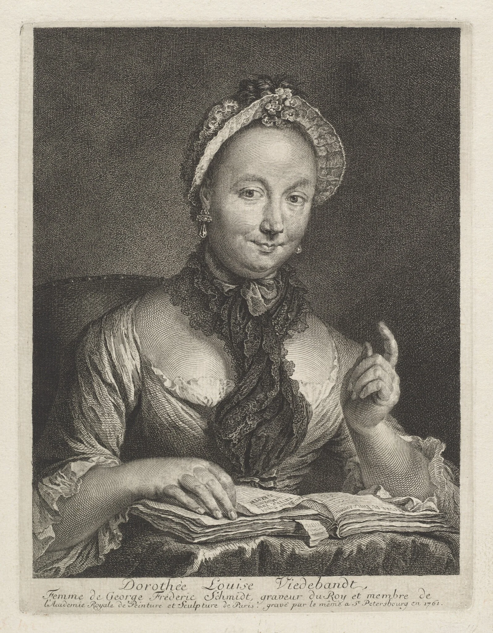Dorothée Louise Viedebandt (The Artist's Wife), detail