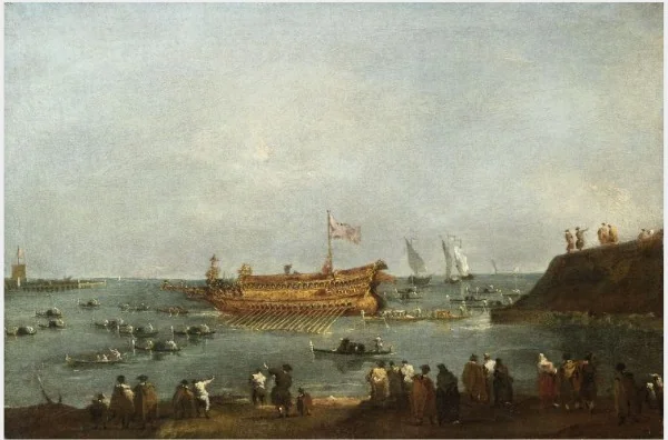 The Doge wedding the Adriatic, detail