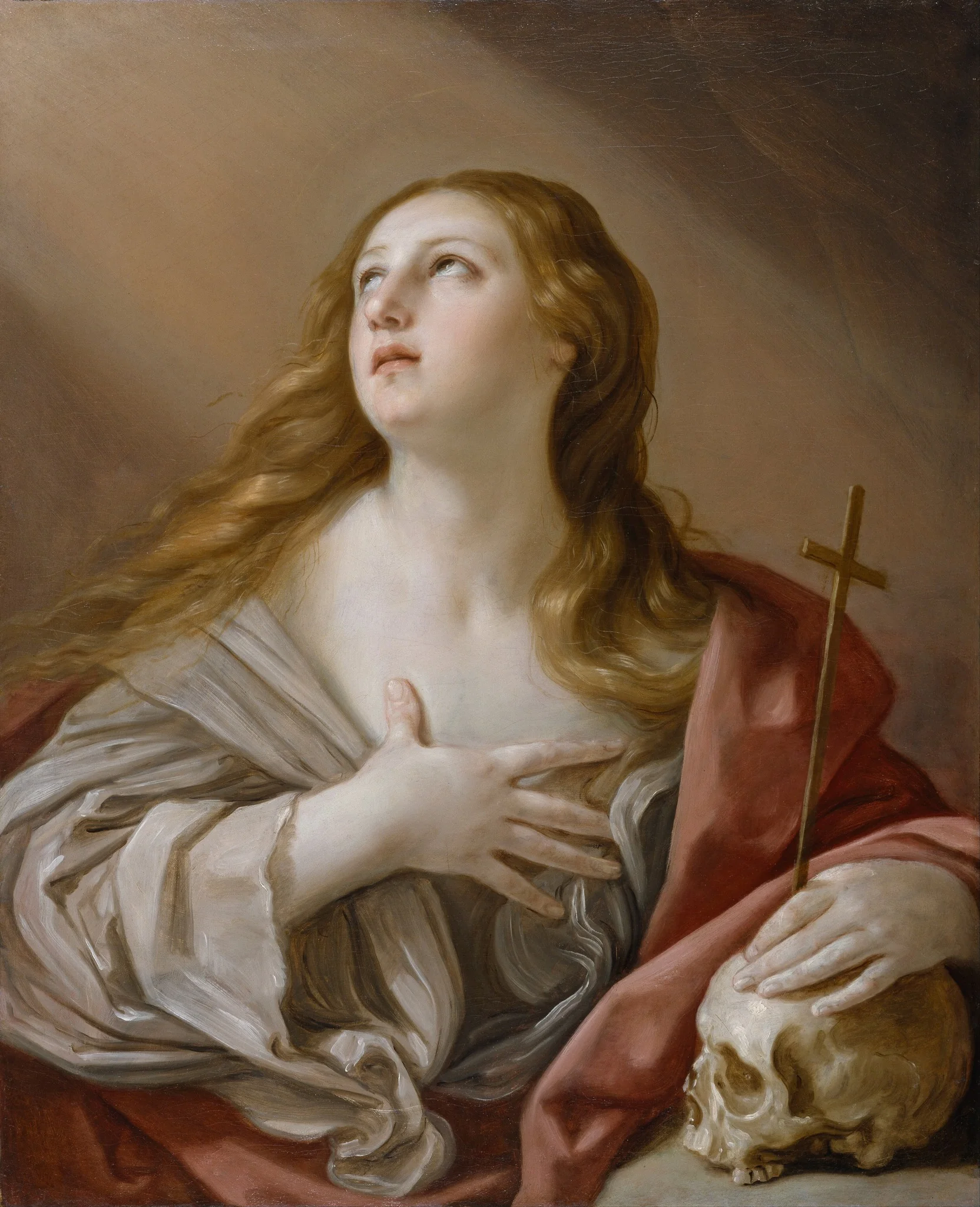 The Penitent Magdalene, detail