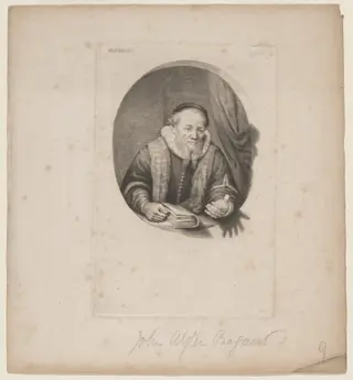 Jan Cornelisz Sylvius, by Thomas Worlidge, ink, 1757