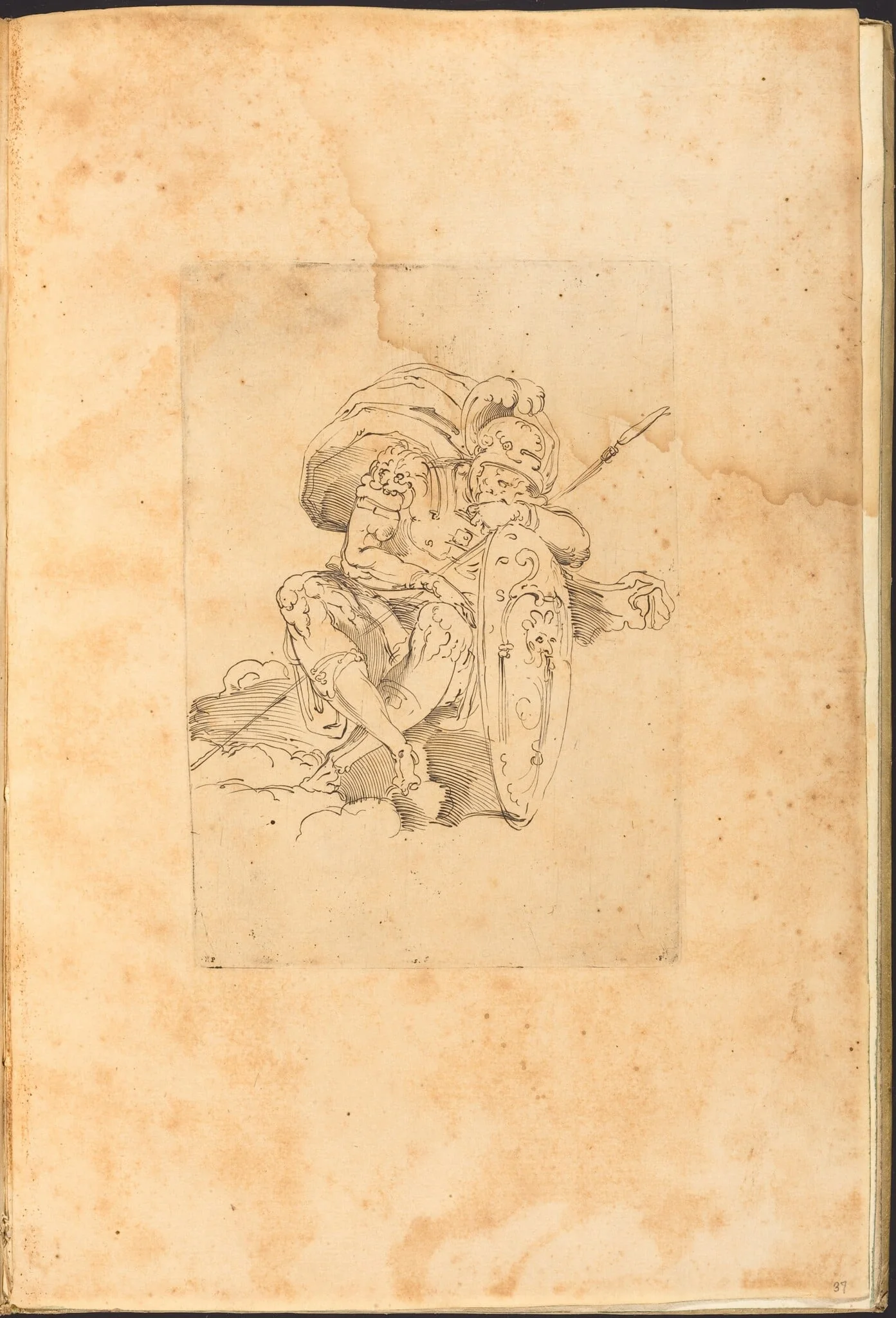 Print from Drawing Book, detail