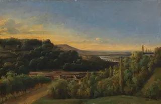 View of Saint-Cloud, Near the Seine, by Alexandre Pau de Saint-Martin, unspecified, 1809