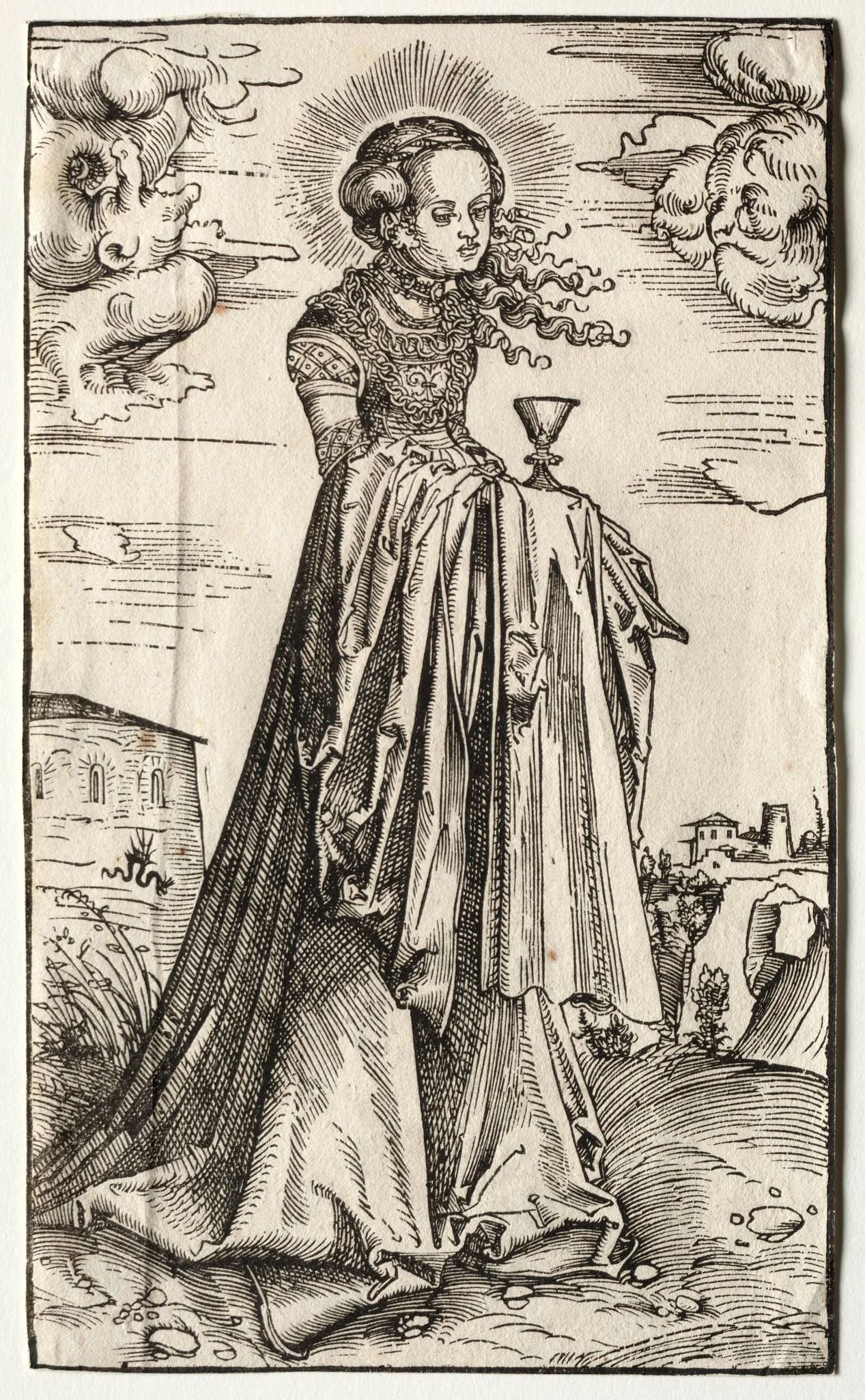 St. Barbara, detail