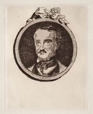 Edgar Allan Poe, by Édouard Manet, 1860