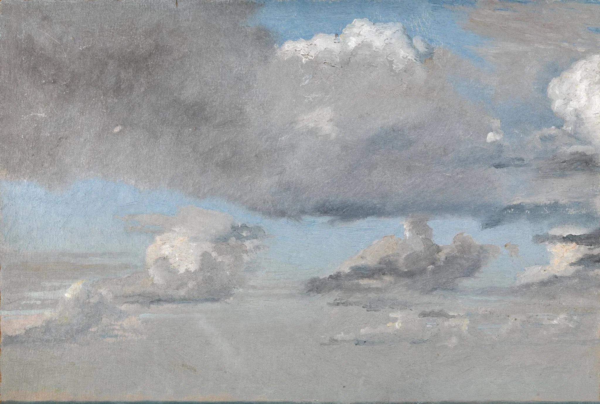 Studie af skyer, detail