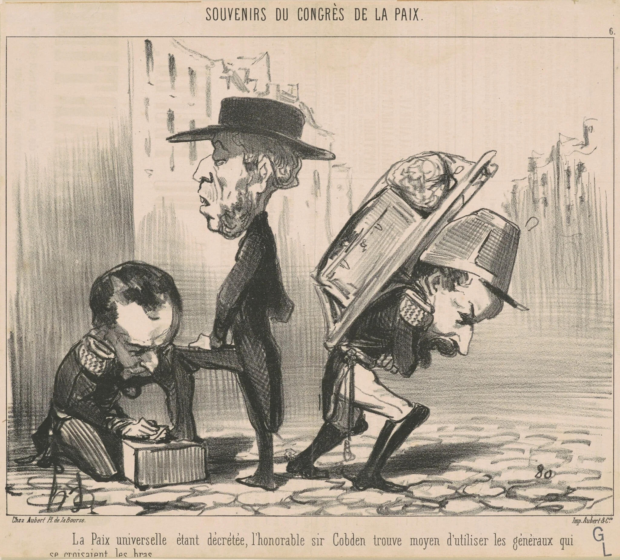 La paix universelle étant décrétée ..., detail