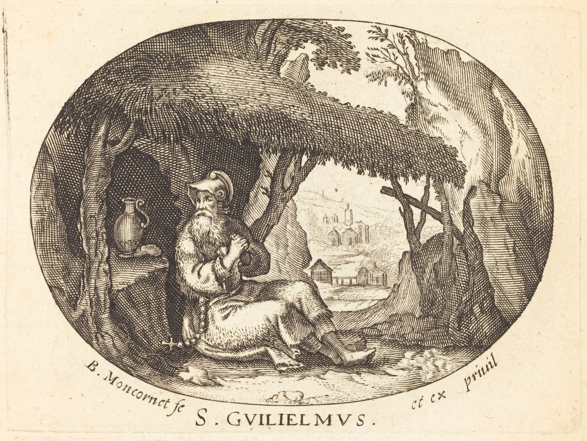Saint William the Hermit, detail
