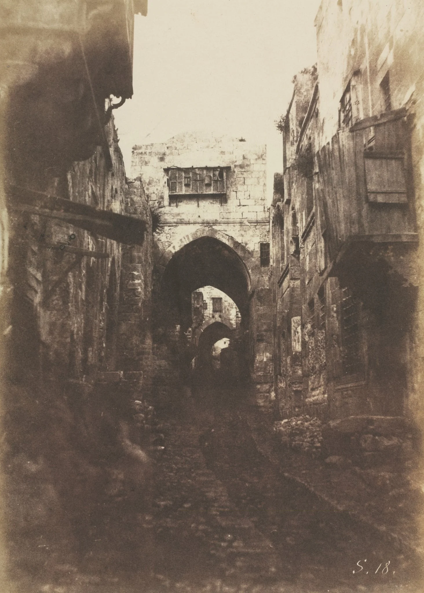 Street in the Arab Quarter, Jerusalem, detail