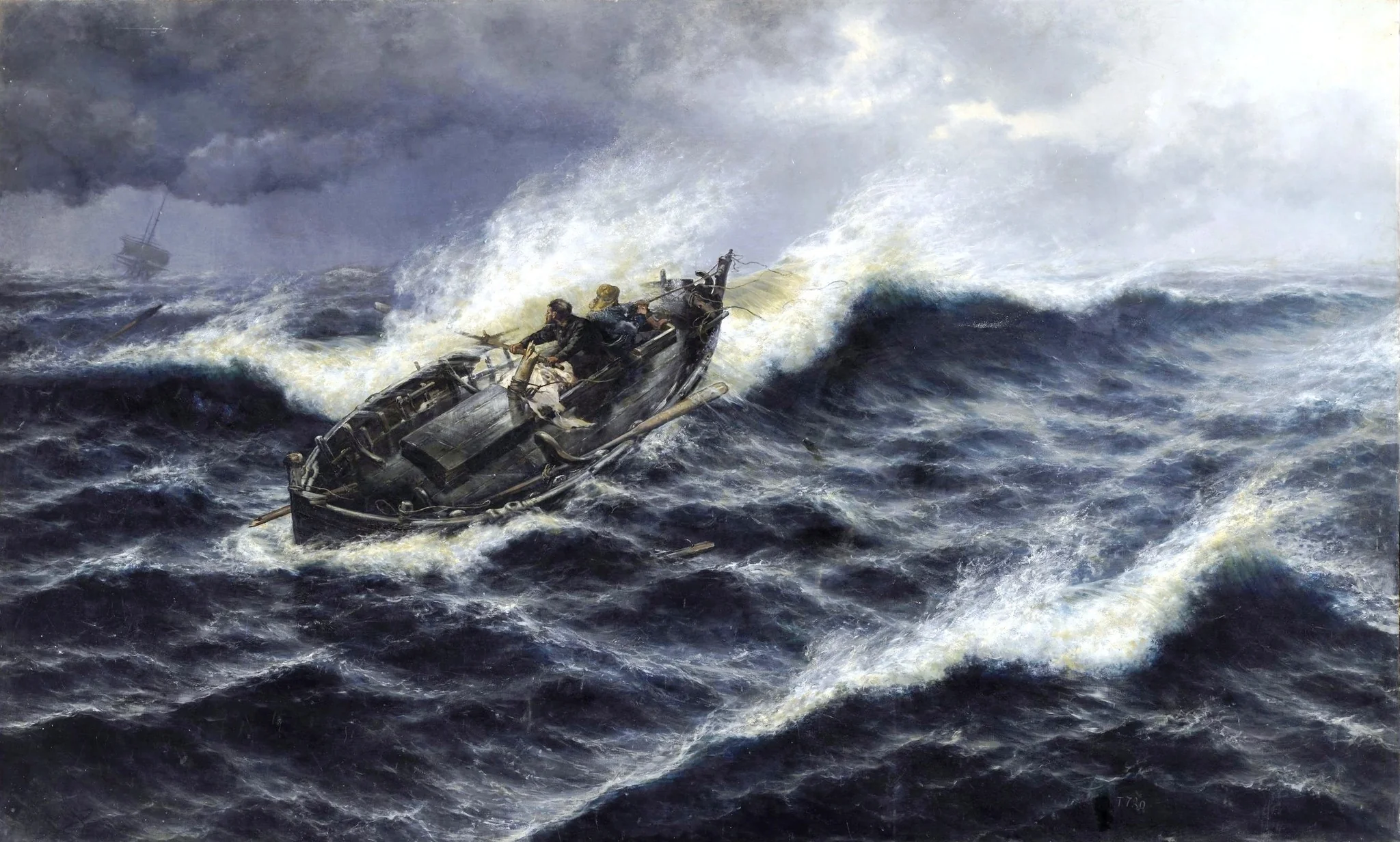 On the high seas, detail