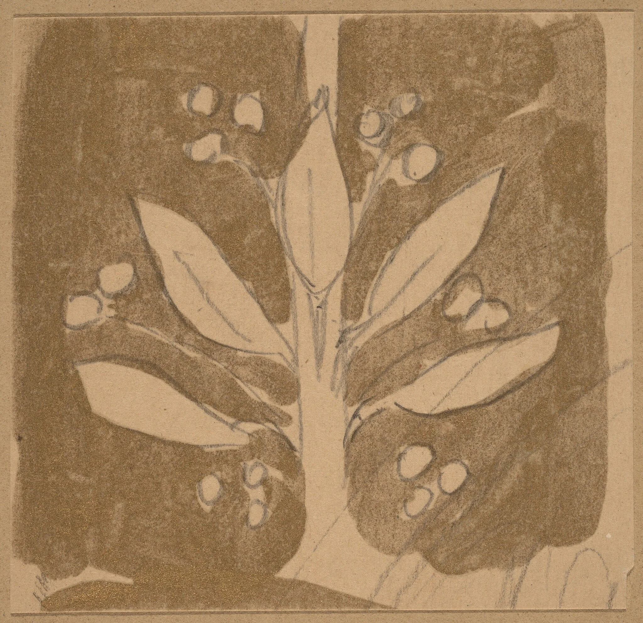 Study for a Border Design, detail