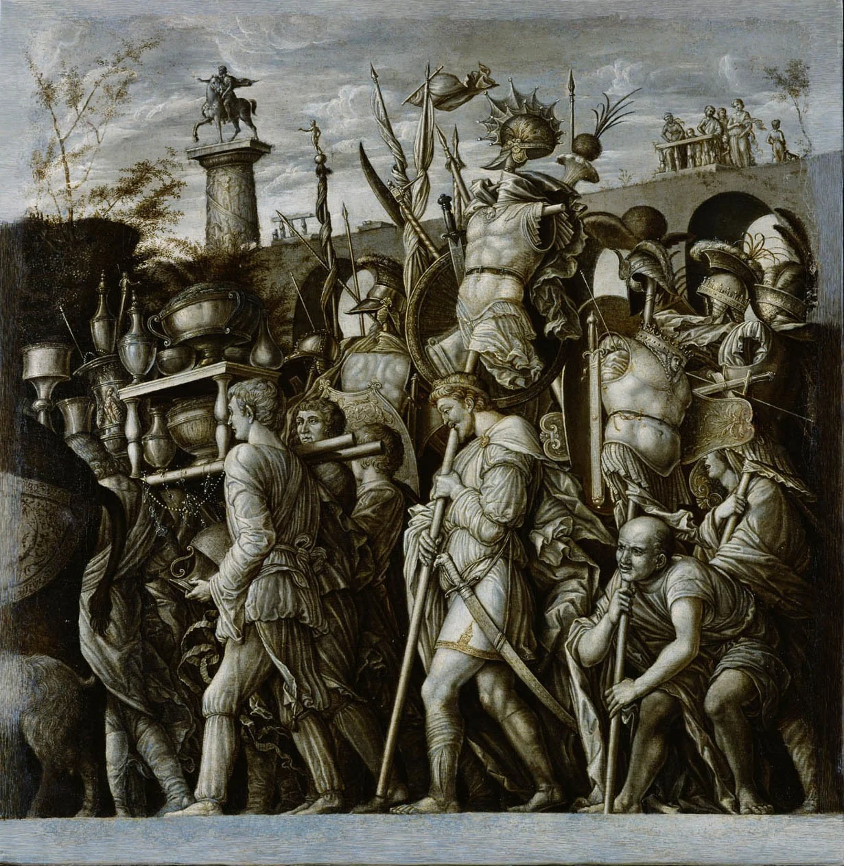 Triumphs of Caesar: Corselet Bearers, detail