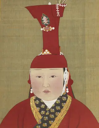 元代后半身像册-后妃（3）