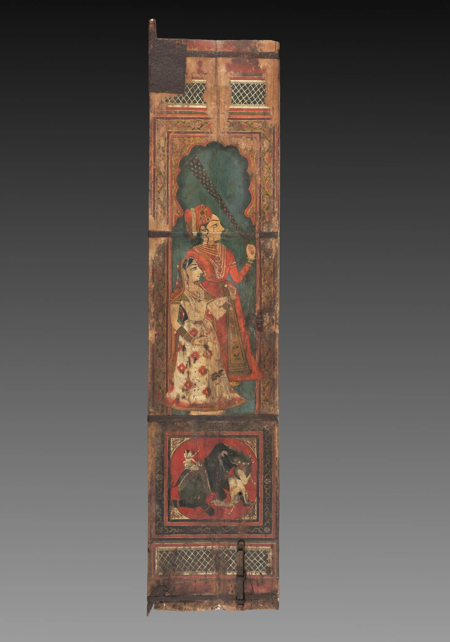 Painted Door, detail
