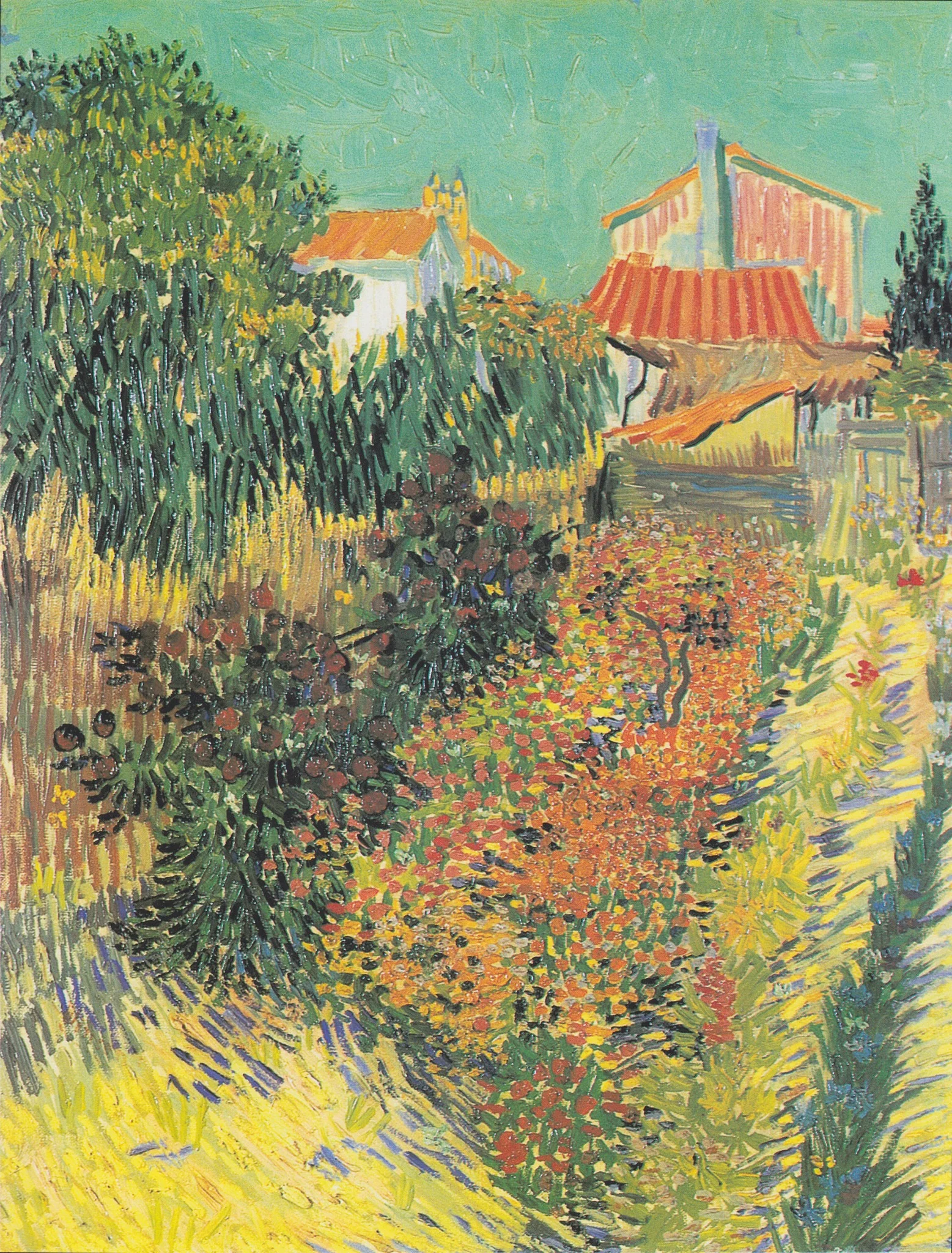 Garden Behind a House, detail