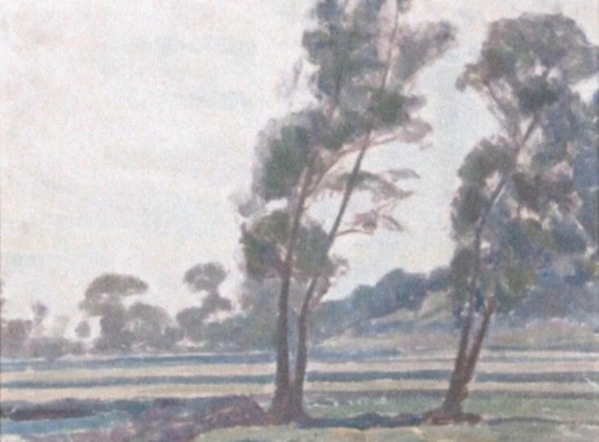 Peisaj, detail