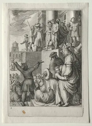 Passion Set:  Ecce Homo, by Zacharias Dolendo, 1597