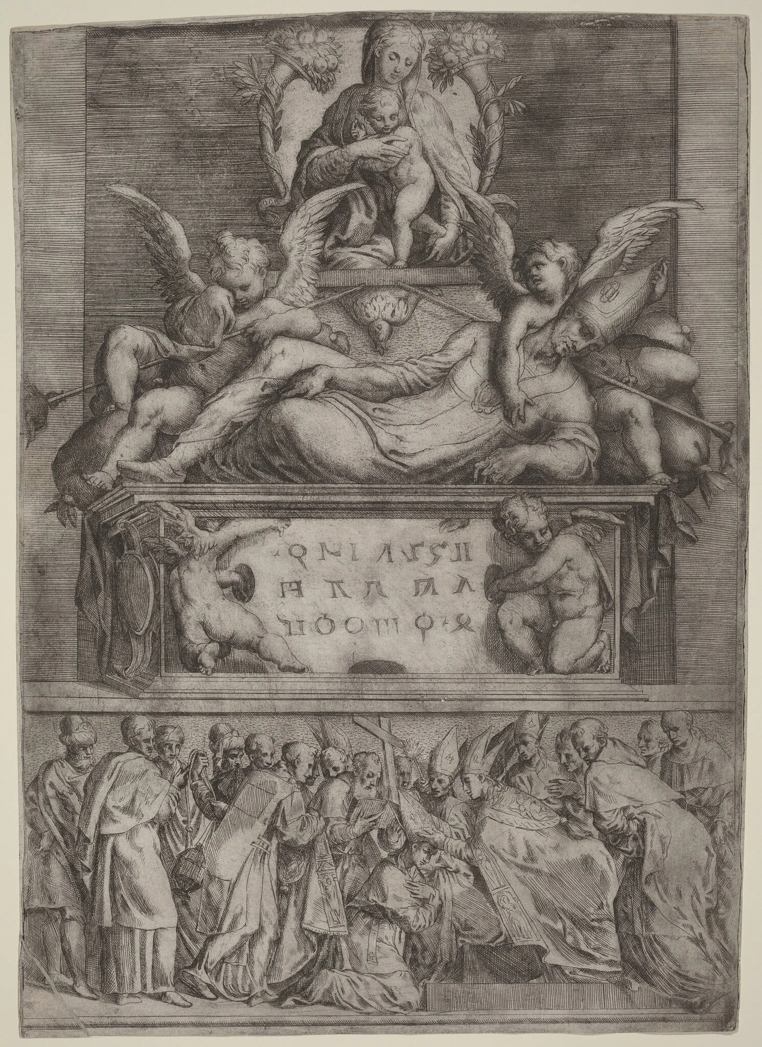 Tomb of a Bishop, detail