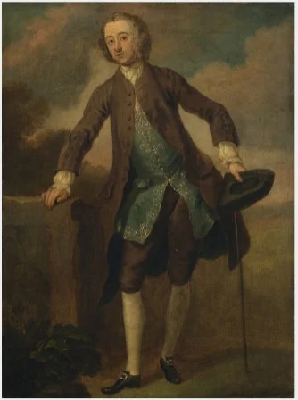 Portrait of Gustavus Hamilton, 2nd Viscount Boyne (1639-1723), detail