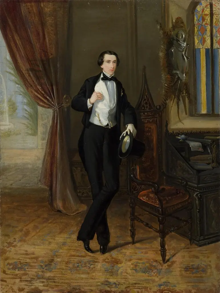 Portrait of Young Duke N.B. Yusupov, by Vincenzo Petrocelli, oil, 1851