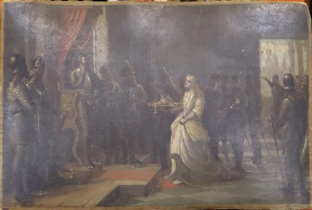 Doamna Despina a lui Neagoe Basarab, detail