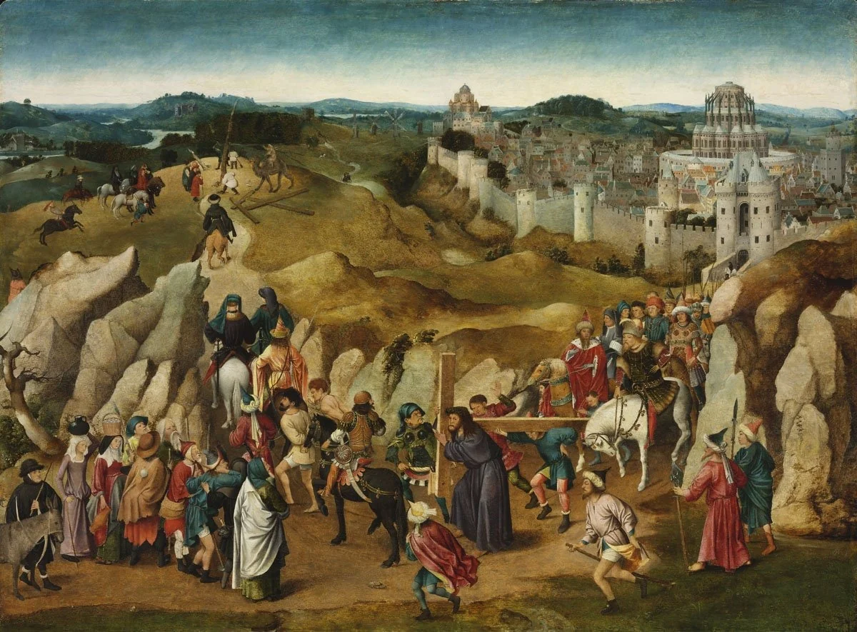 Christ Carrying the Cross, detail