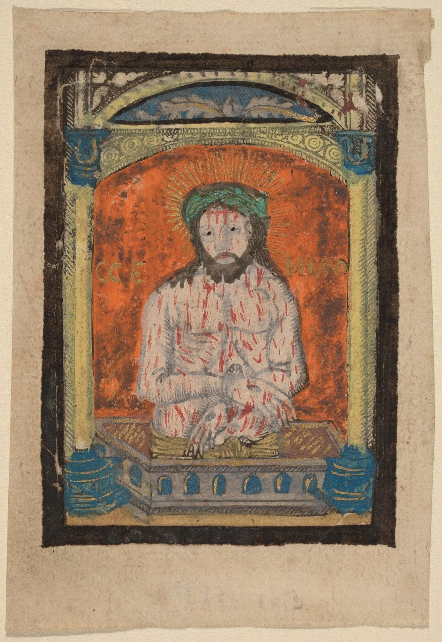 Christ as the Man of Sorrows, detail