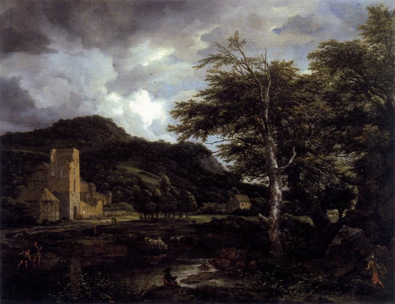 The Monastery, detail