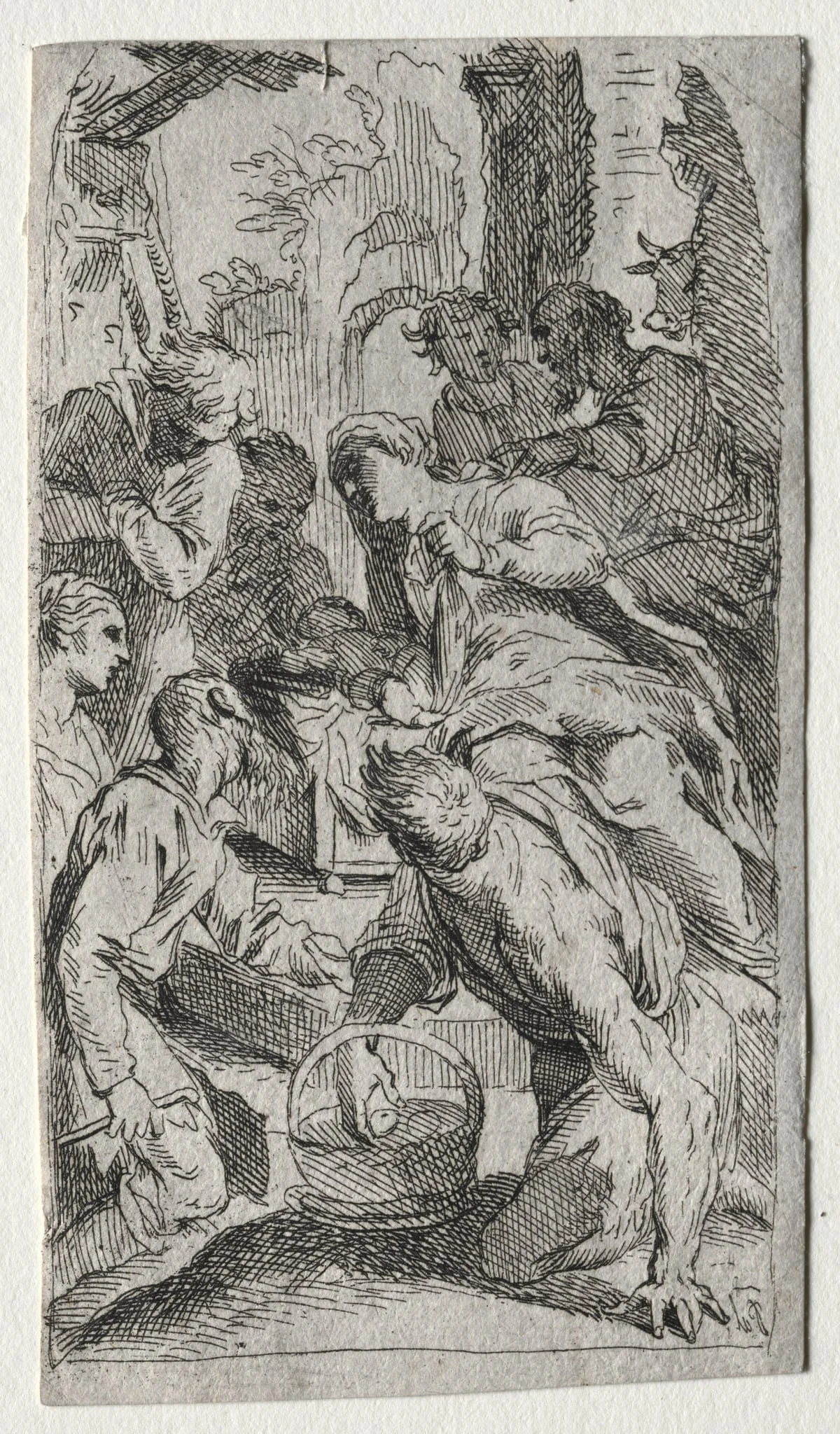 The Nativity, detail