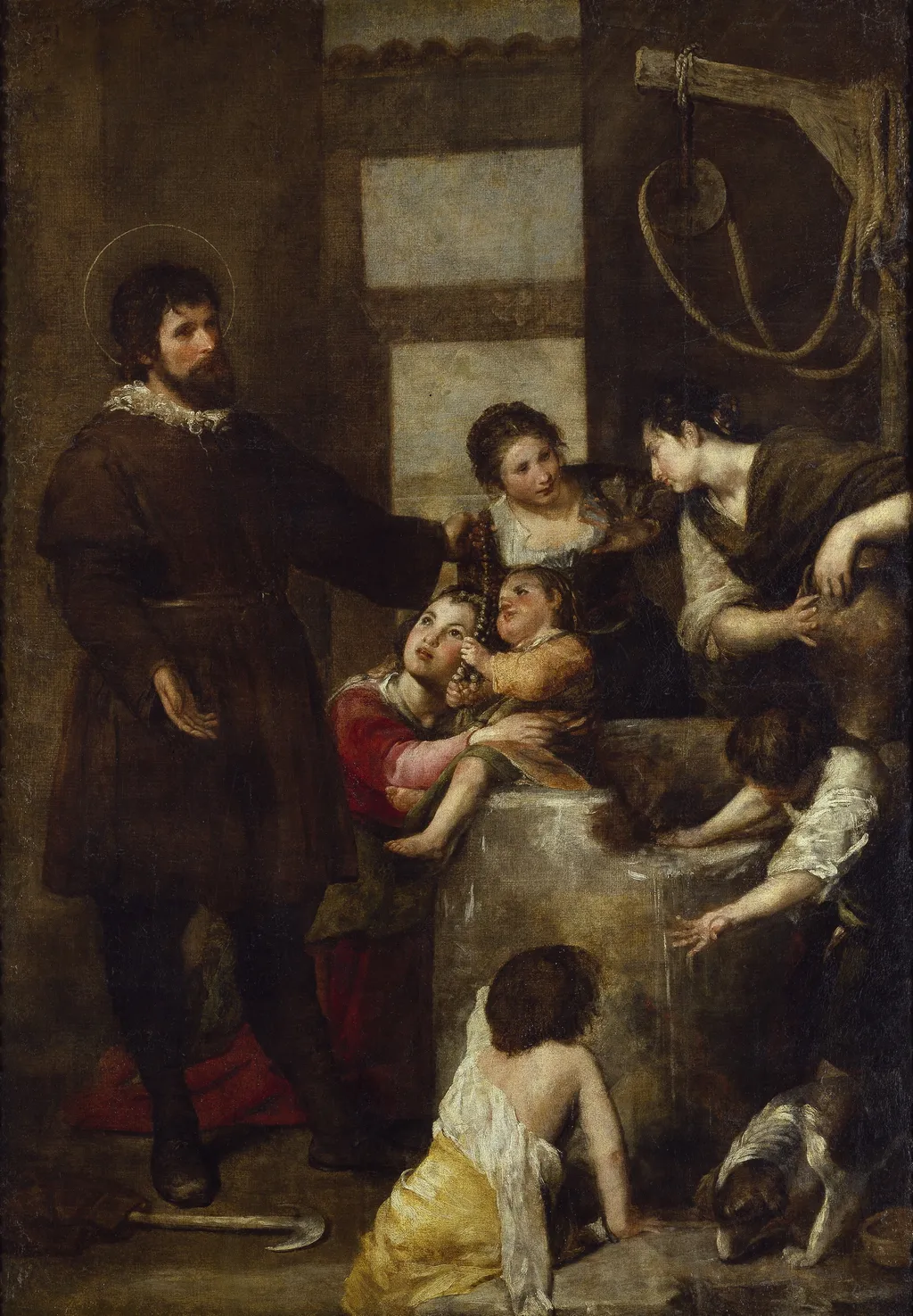 The Miracle at the Well, by Alonso Cano, oil, 1638