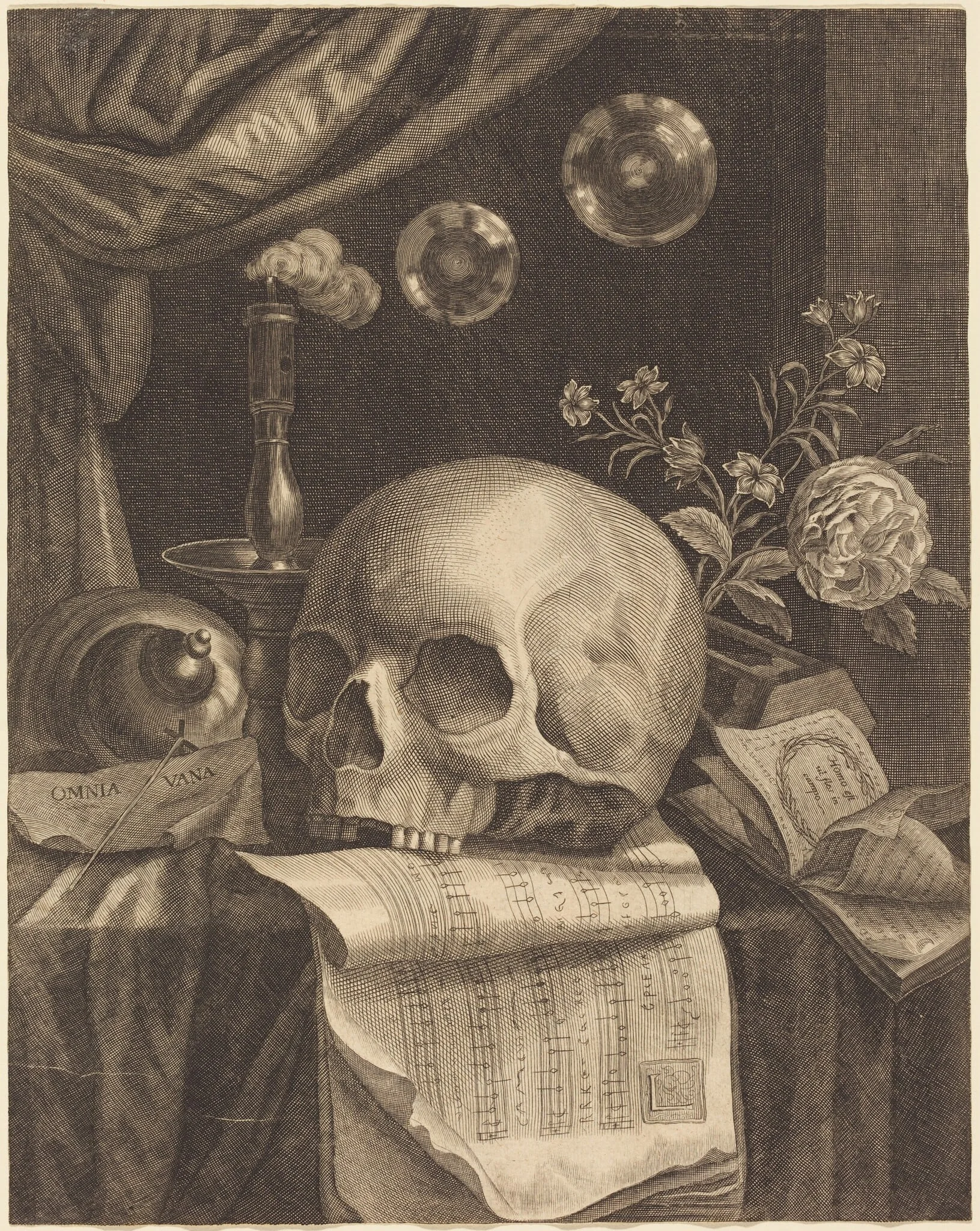 Vanitas, detail