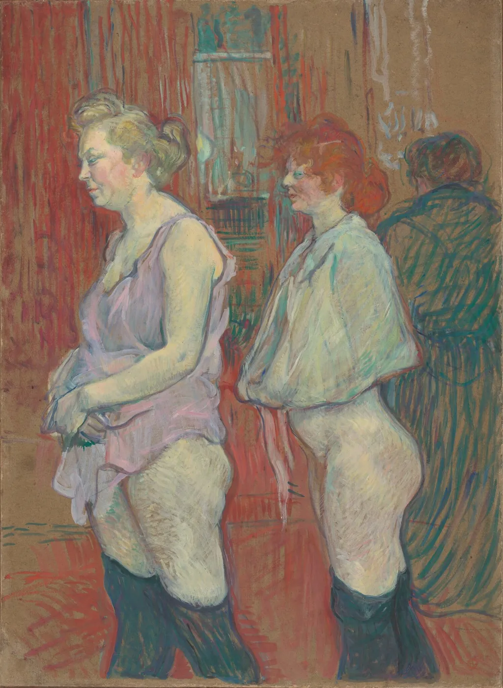 Rue des Moulins, 1894, by Henri de Toulouse-Lautrec, oil, 1894