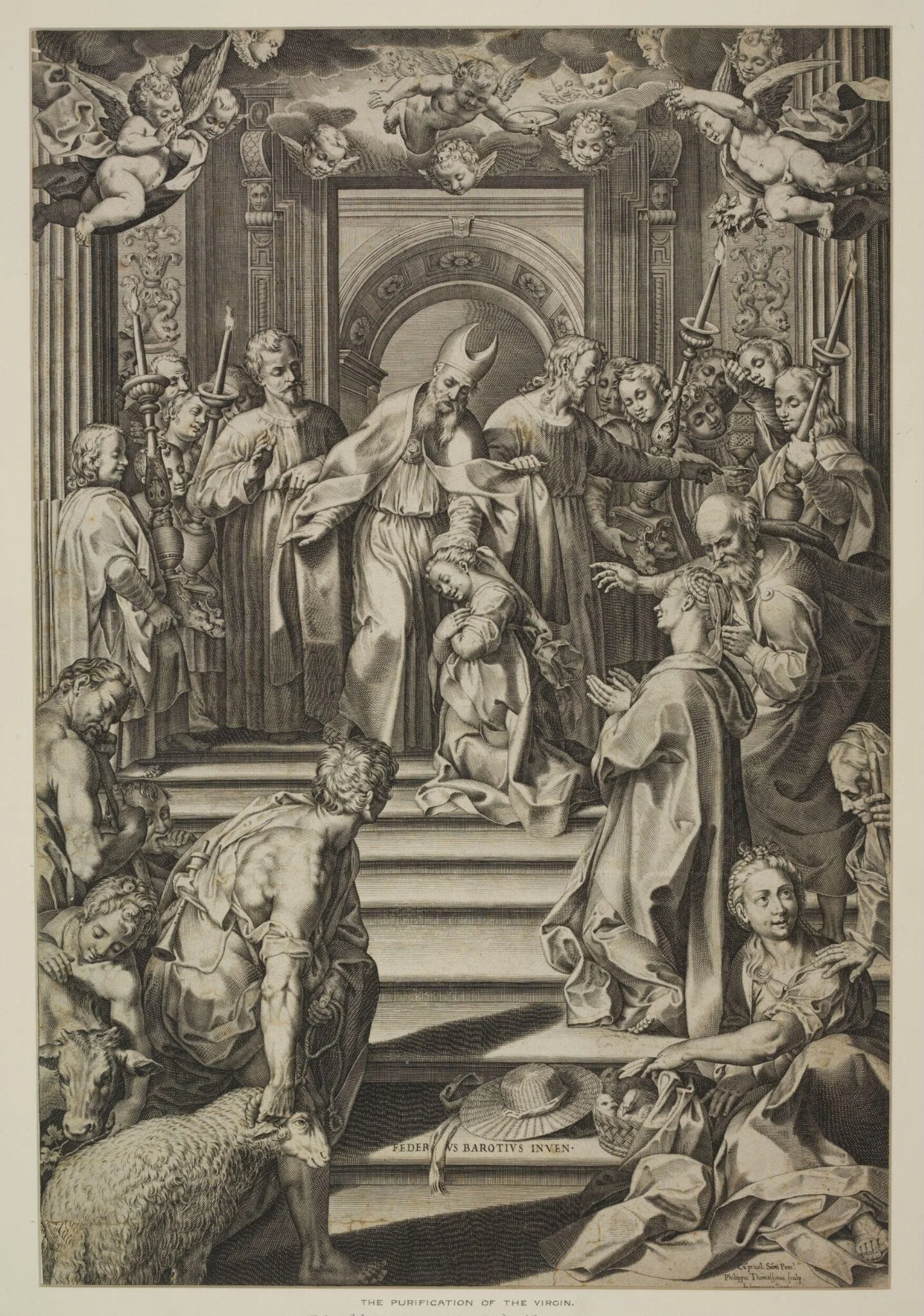 The Purification of the Virgin, detail