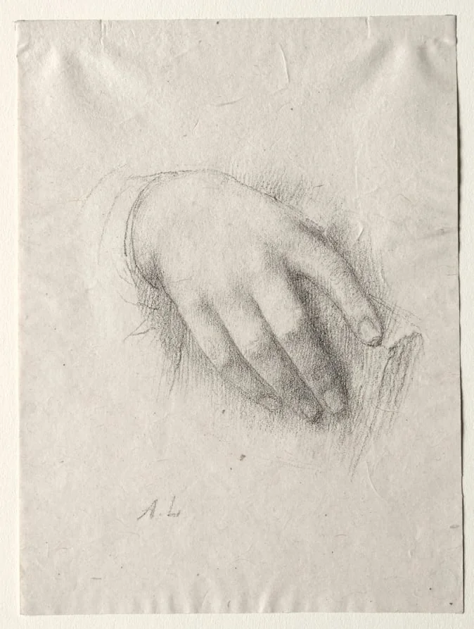 Study of Hands, detail