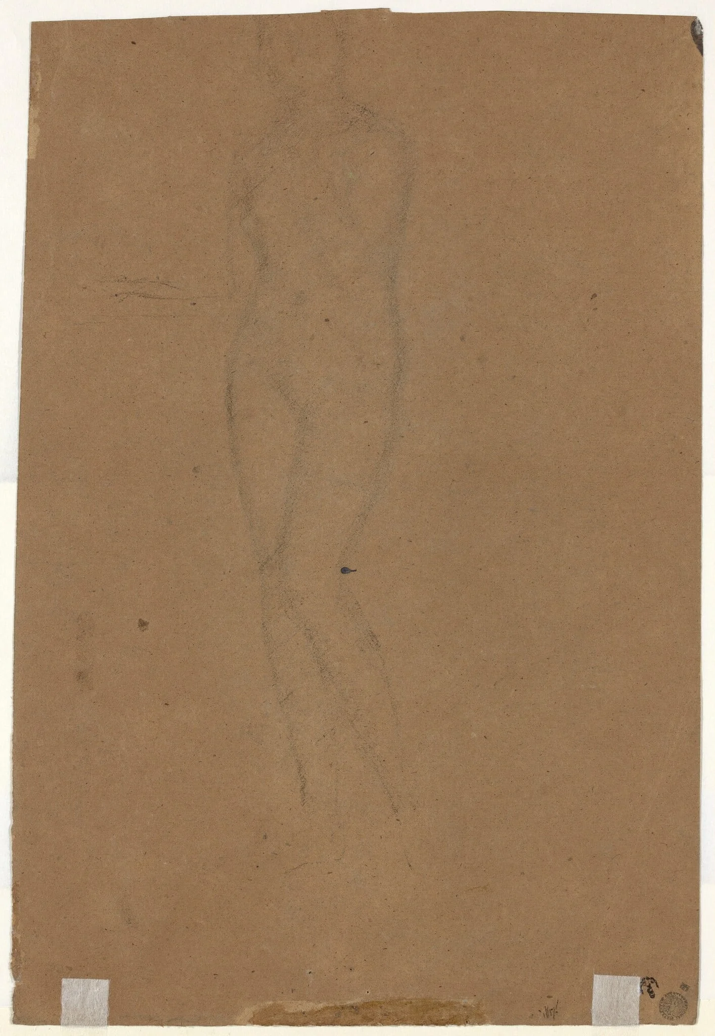 Standing Figure [verso], detail